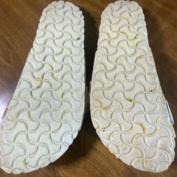 Birkenstock Womens 36 (5) Oita Sandals Shoes Antique White Suede Slide Comfort - Picture 2 of 4